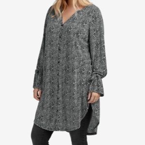 Women's Plus Size Tunic Blouse Size 3X